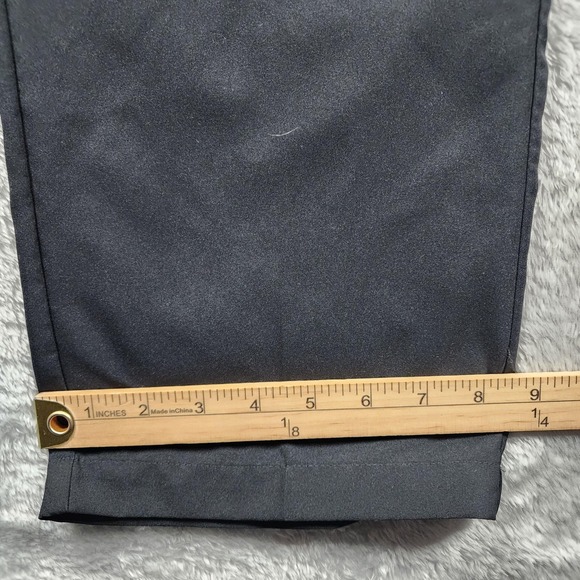 Adidas Pants Mens 38x32 Black Chino Golf Performance Stretch Casual 3-Stripes - Picture 2 of 12